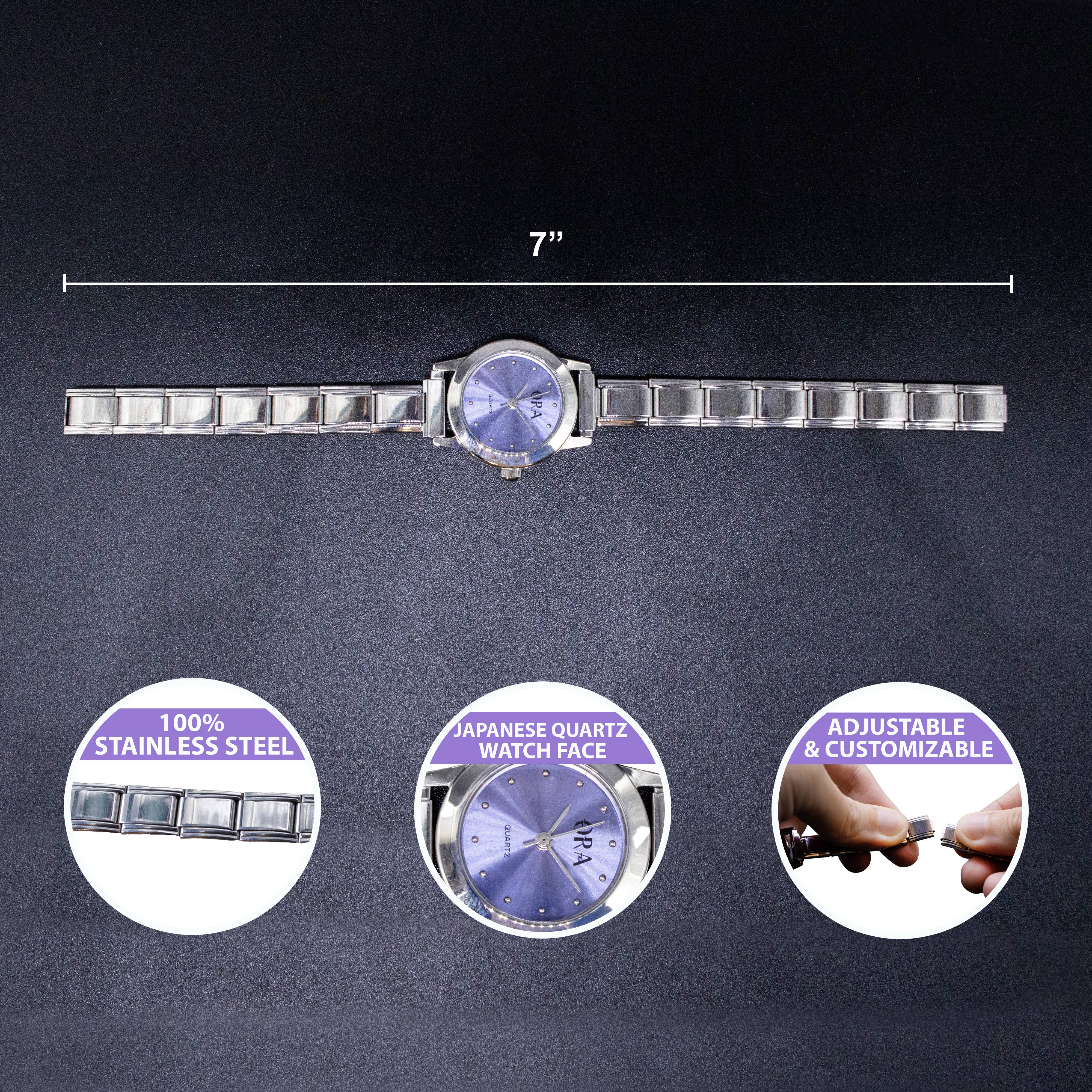 Natalia - Wholesale Wrist Watch - Women's - Italian Charm Link Watch (Analog)21