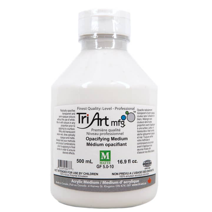 Tri-Art Mediums Opacifying for wholesale by Tri-Art Mfg.