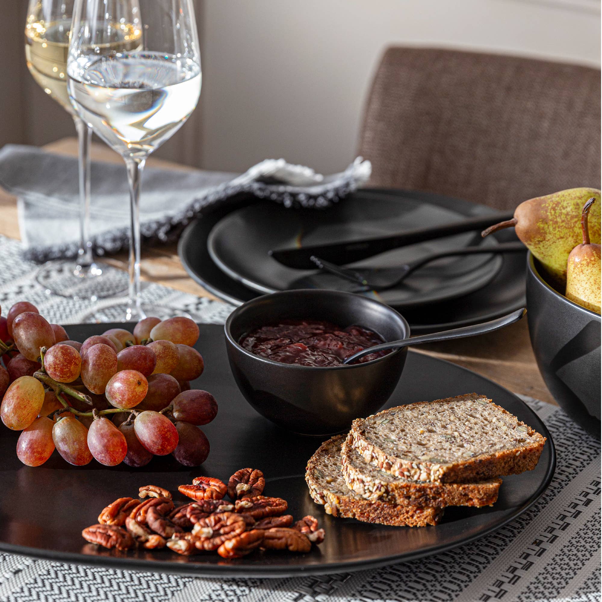 Fog Blue Mini Stoneware Bowls Hosting Essential– Set of 4, 9oz for wholesale on Faire18