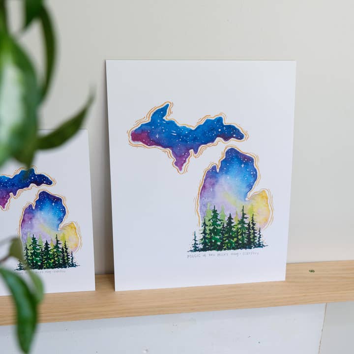 Echo Foxx - Wholesale Art Print - Magic of the Milky Way Michigan Print4