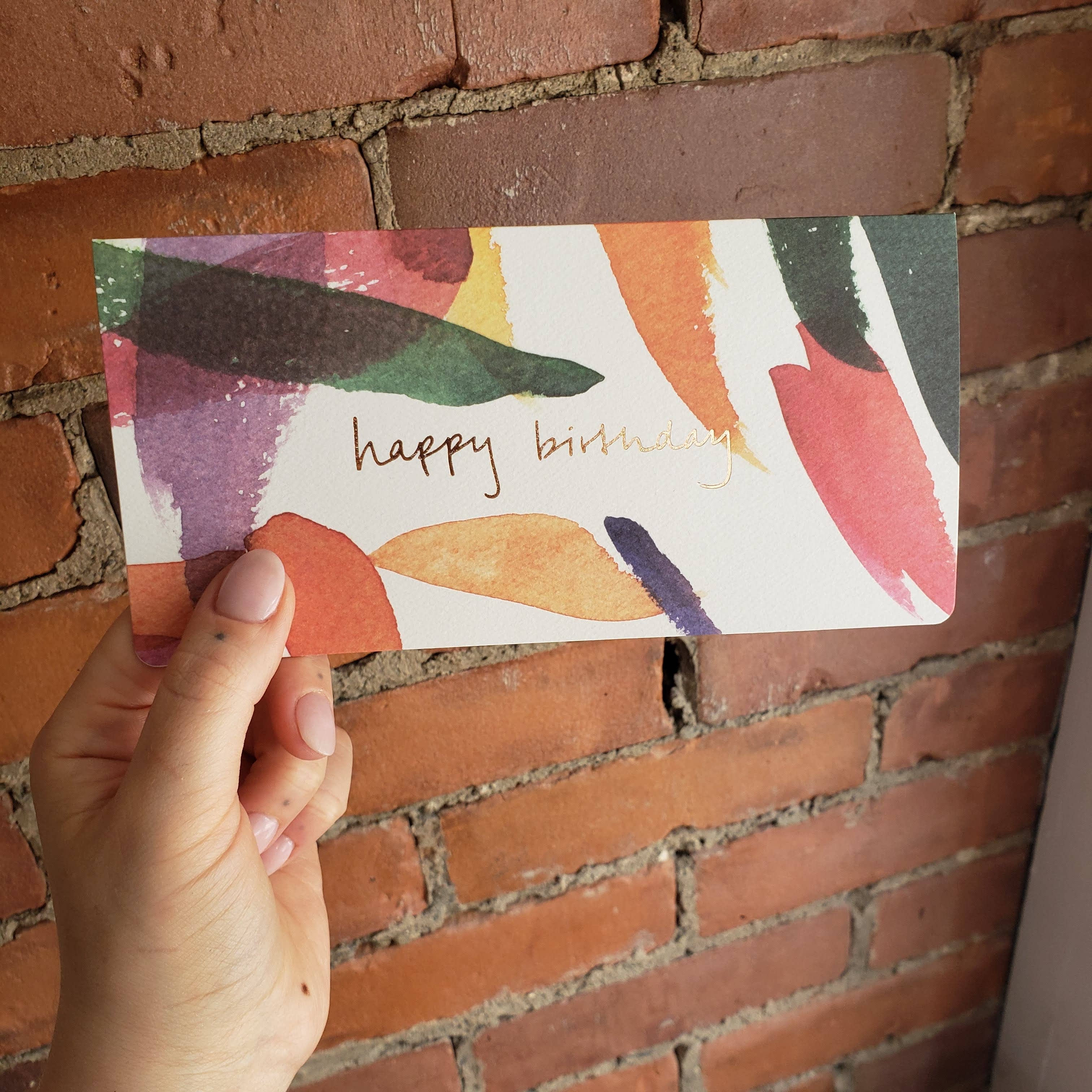 Gotamago - Wholesale Birthday Card - Colourful Birthday - Money Enclosure Card *SALE1