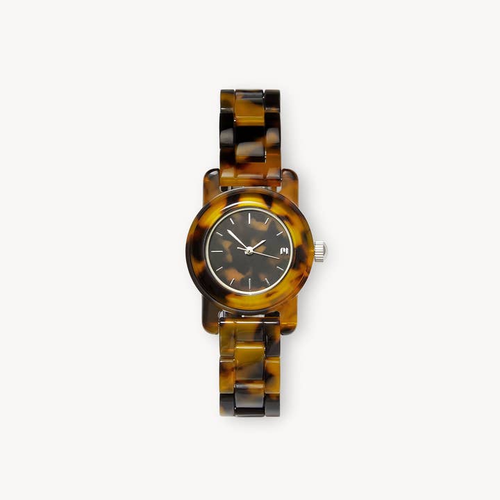 Mini Mono Watch in Classic Tortoise for wholesale by MACHETE