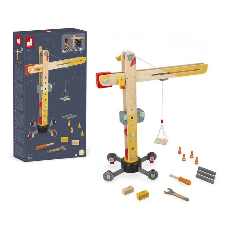 Juratoys – wholesale Wood toy – Child – Large Crane13