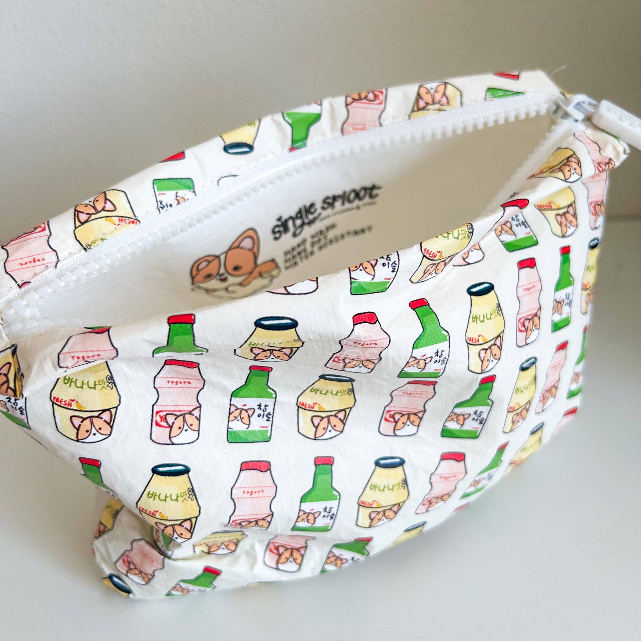 Single Sploot - Wholesale Pouch - Women's - Favorite Korean Drinks Water Resistant Pouch1