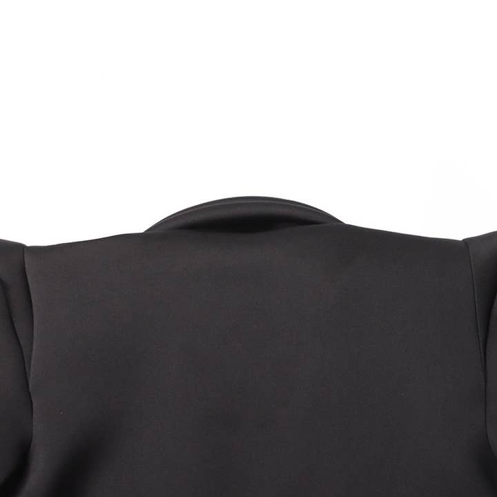 Black DR0143 Sequin Studded High-Waist Suit Dress for wholesale on Faire12