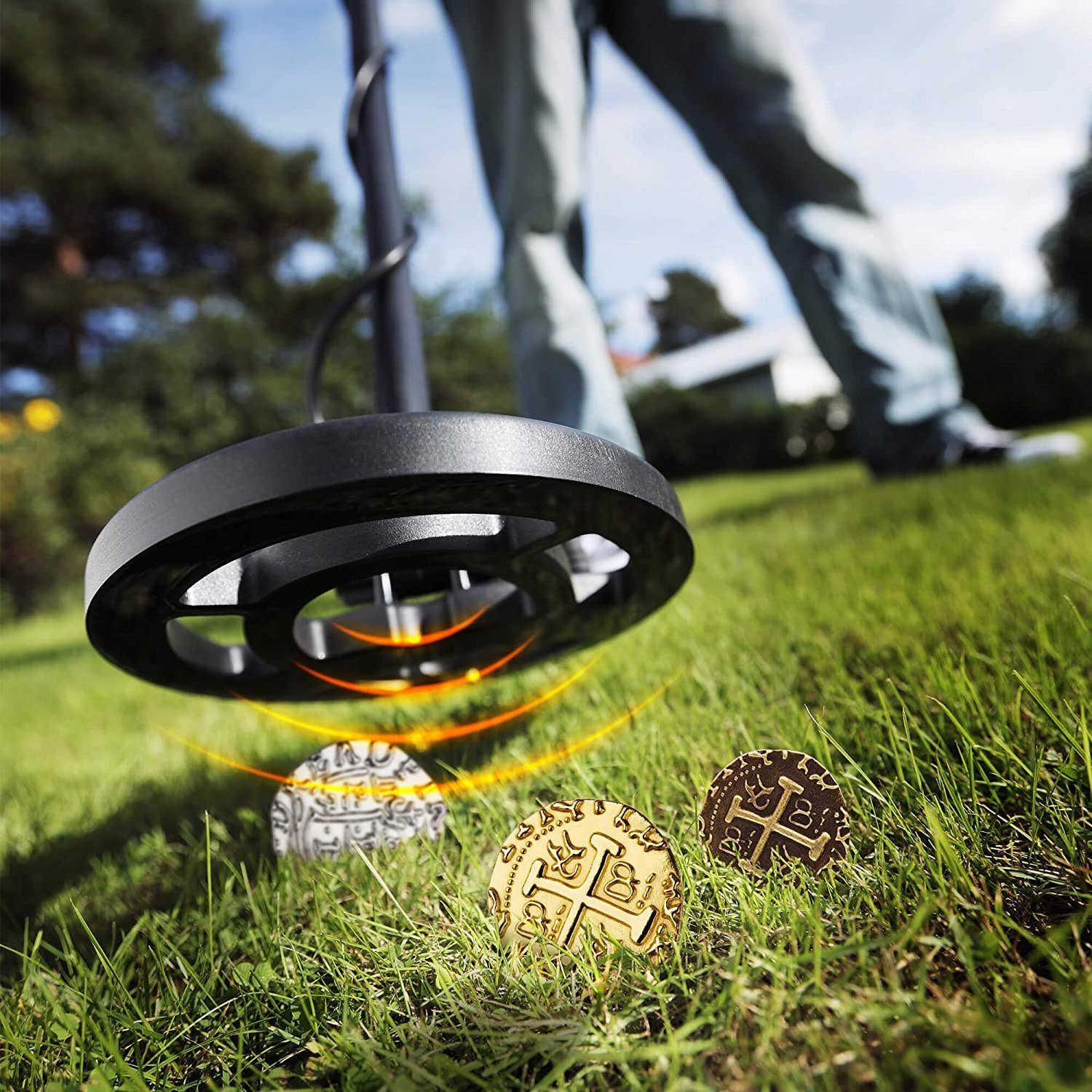 Leib Games – Engroshandel Mønter samlerobjekter – 36 stk Metal Pirate mønter til brætspil - M, L, XL størrelser3