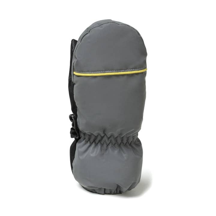 grå Unisex skidvantar med kontrasterande paneler grå 2-14 år för wholesale på Faire5