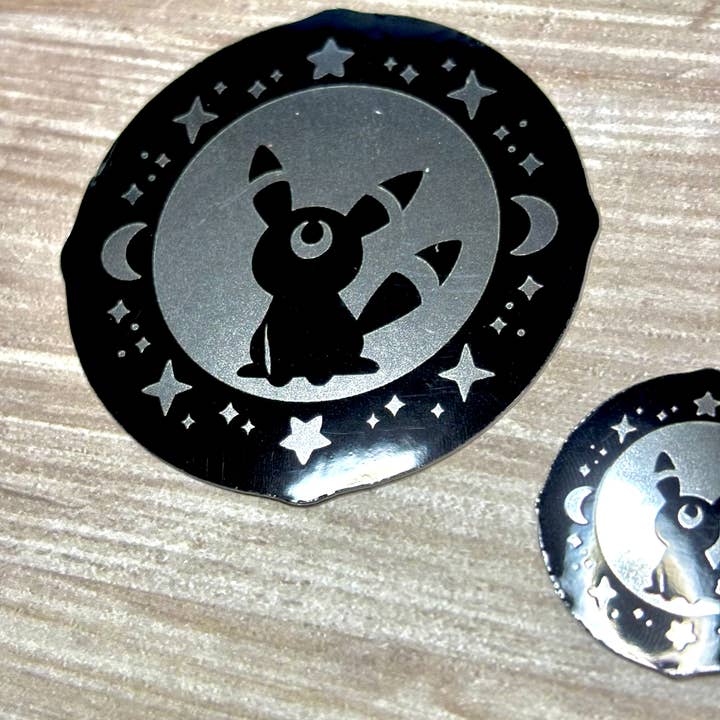Winterra LLC – Engroshandel Klistermærke – Spejlede Umbreon Vinyl klistermærker | Pokemon Eeveelutions4