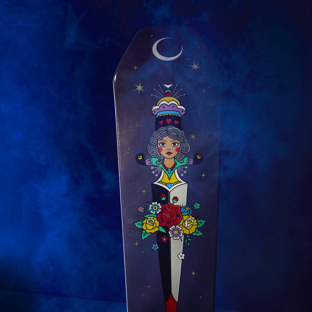 Ashley Hay Design - Wholesale Skateboard - Lady Dagger Coffin Skate Deck2