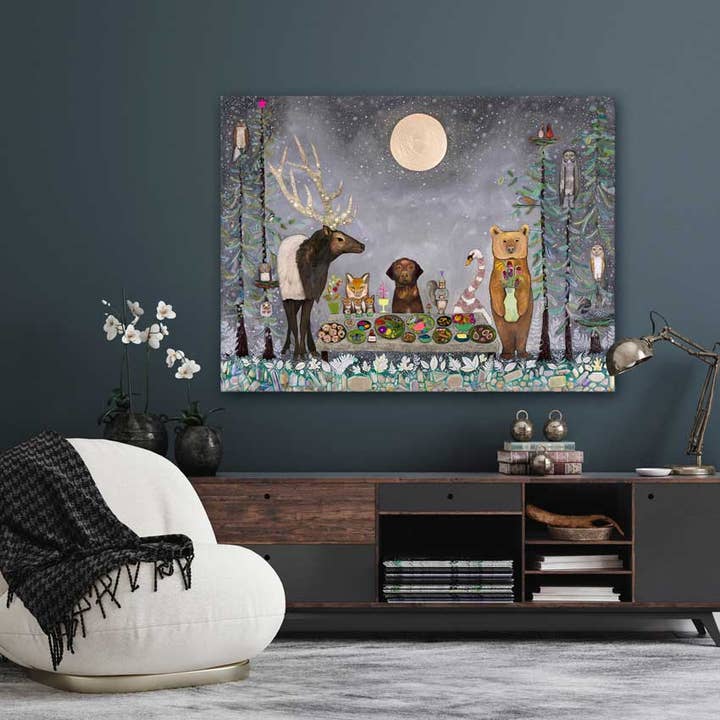 Moonlit Kingdom Canvas Wall Art for wholesale by GreenBox Art