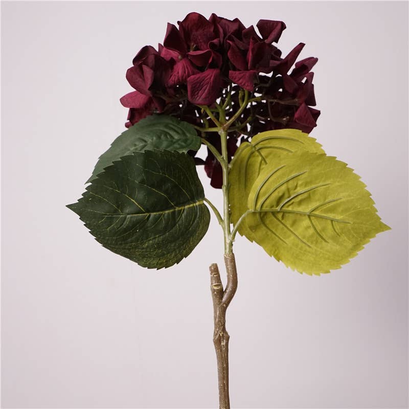 Angel Isabella - Wholesale Artificial Flowers - 24"Lux Designer-Grade Ultra-Realistic Hydrangea–(7"Bloom)8