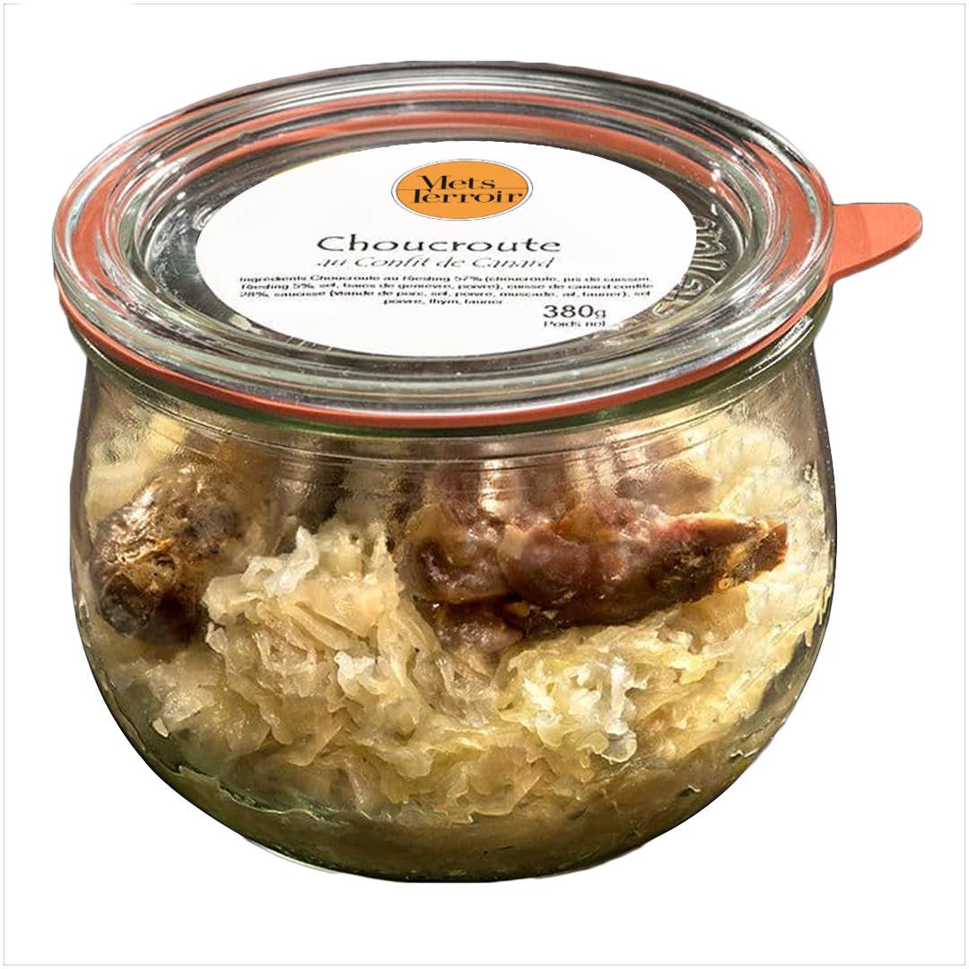 MetsTerroir – Großhandel Soße – Sauerkraut mit Entenconfit – 380 g2