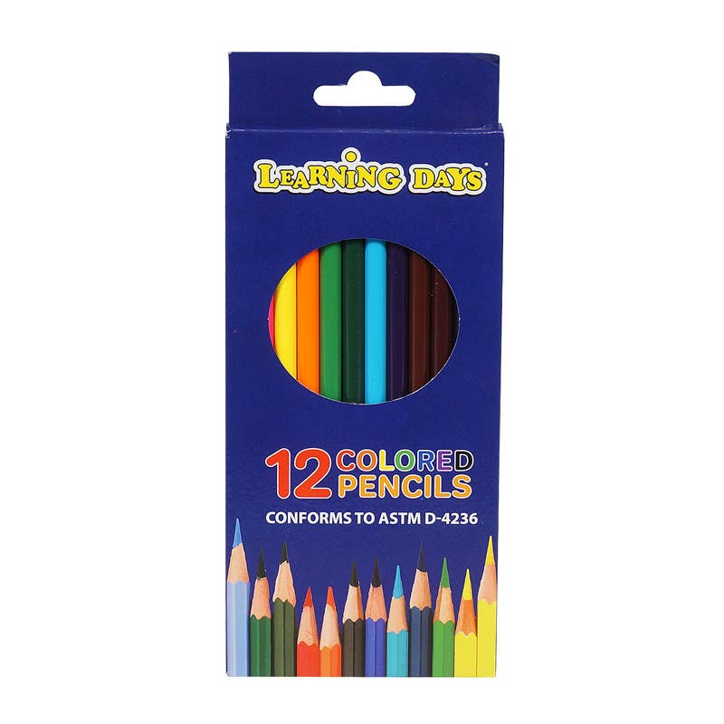 Deluxe Import Trading - Wholesale Colored Pencil - 12ct Colored Pencil- Assorted0