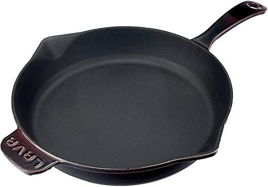 Biggbrands - Wholesale Cast Iron Skillet - LAVA Premium Cast Iron Frying Pan, 28 cm1