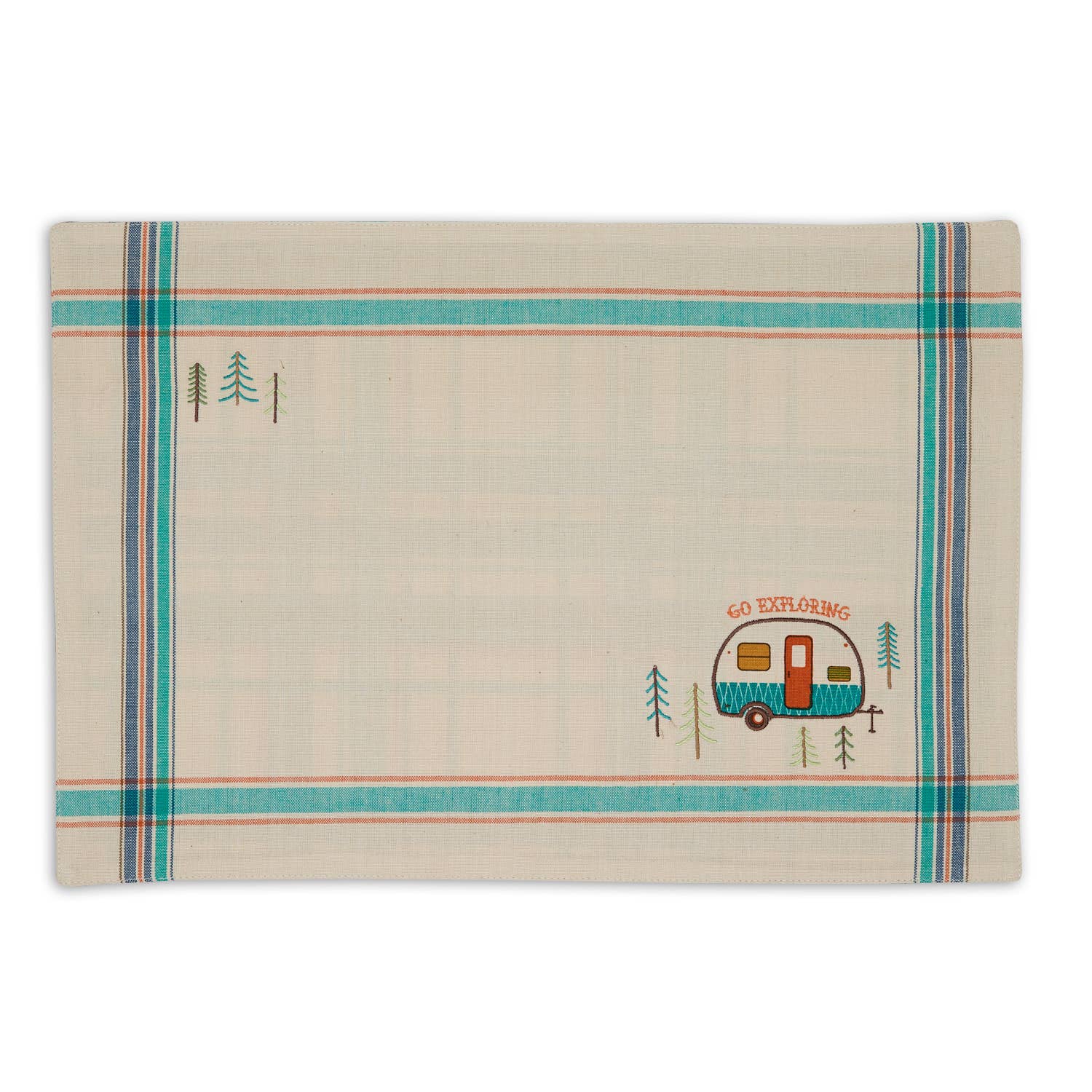 Design Imports - Wholesale Placemat - Camper verfraaide placemats gemengd dozijn3