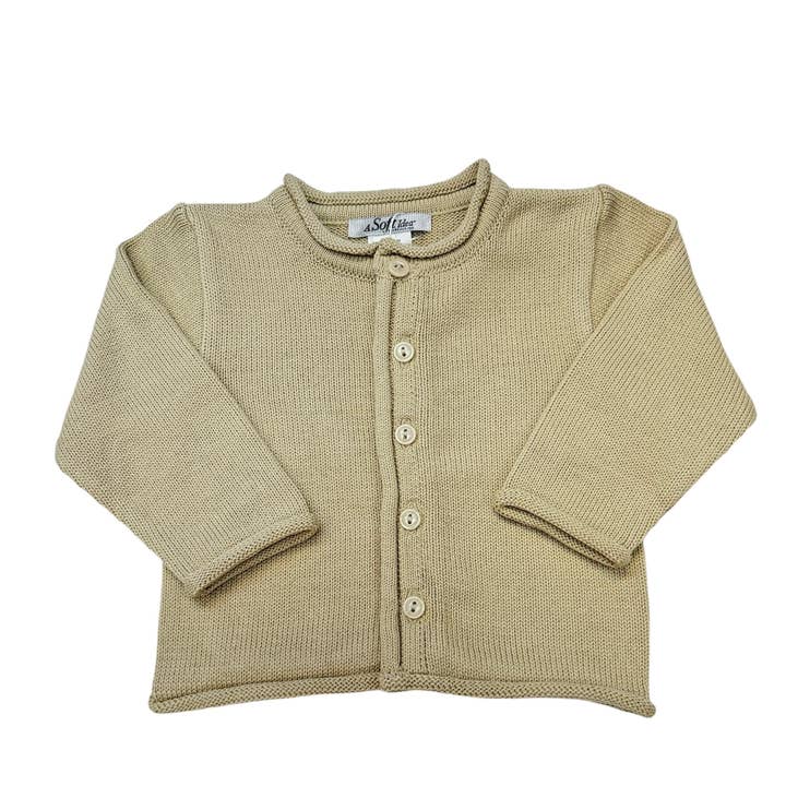 A Soft Idea - Wholesale Cardigan - Baby - 2814 - Rolled Edge Button Front Cardigan6