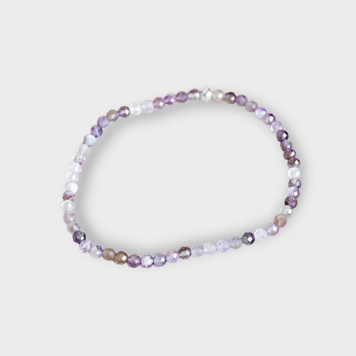 Amethyst Stretch Bracelet | Moments & Milestones for wholesale by The Always Busy Mama