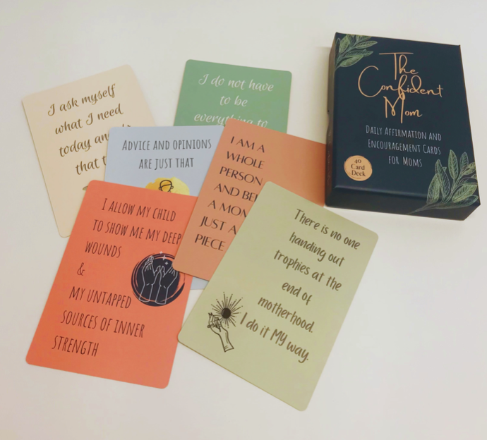 Confident Cards - Wholesale Tarot Cards - The Confident Mom Affirmation Card Deck7