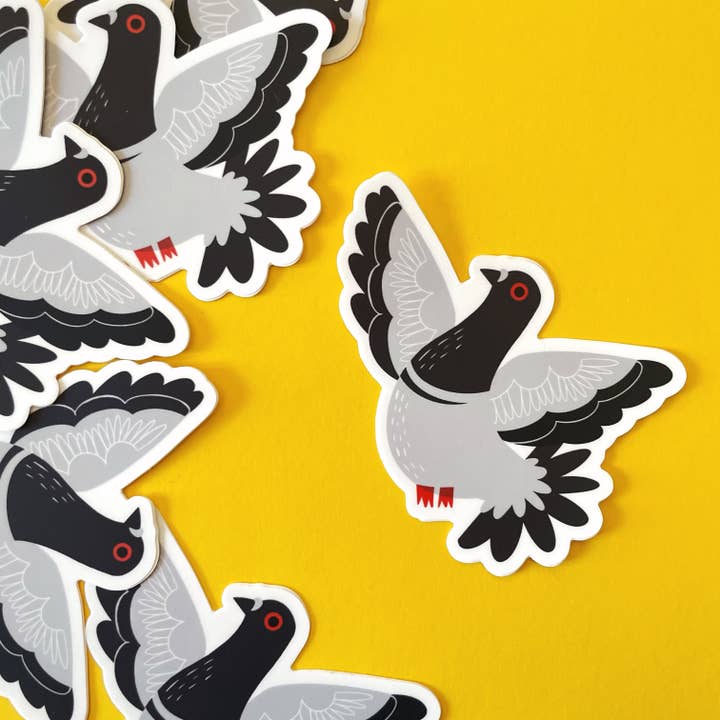 Pegatina Paloma para venta al por mayor de Pier Six Press