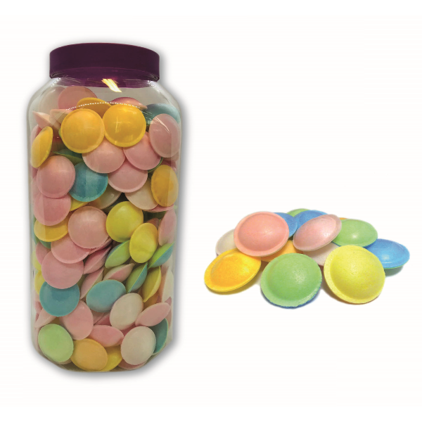 ADG Diffusion - Vendita all'ingrosso Caramelle dure - CANDY SAUCERS - Tubo da 240 pezzi1