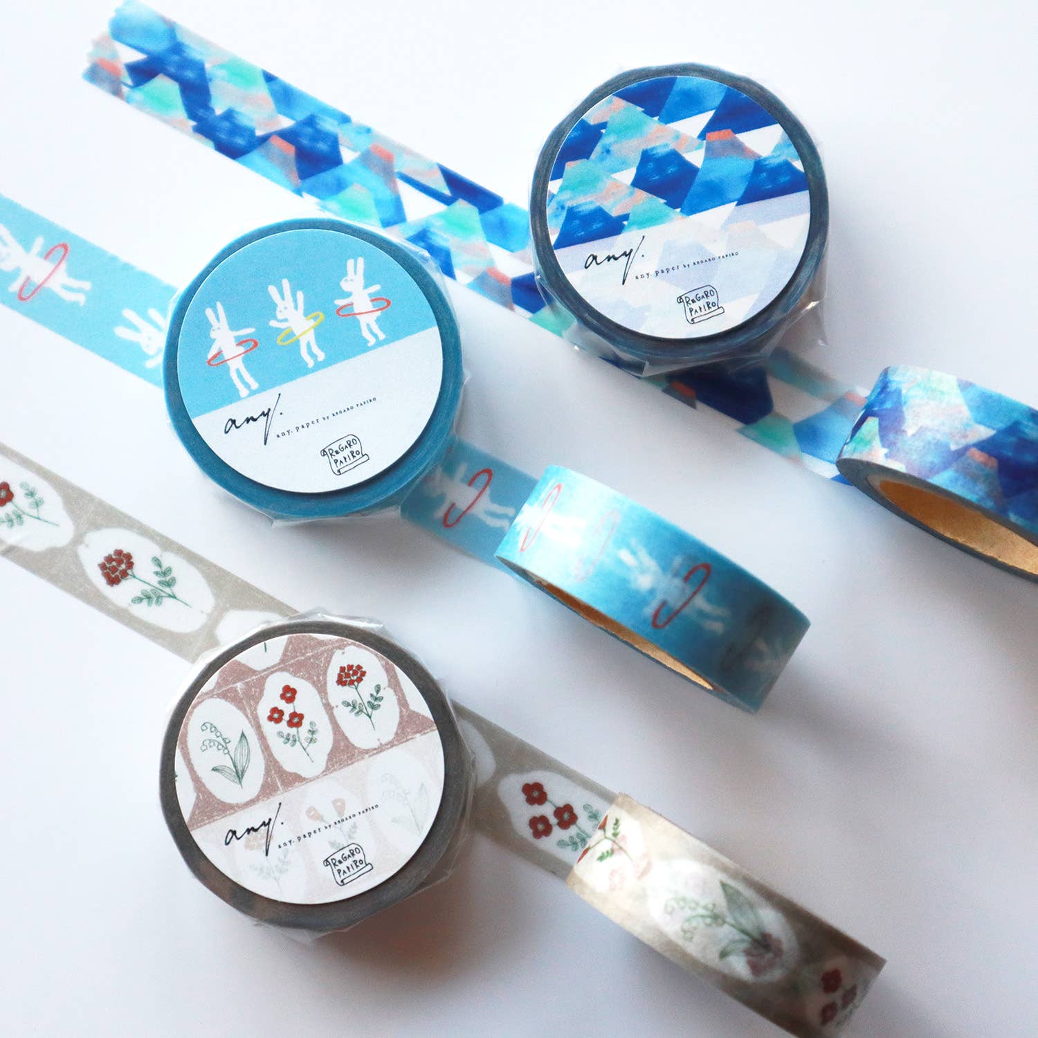 REGARO PAPIRO – wholesale Washitejp – Hula Hoop Bunny original washi-tejp1