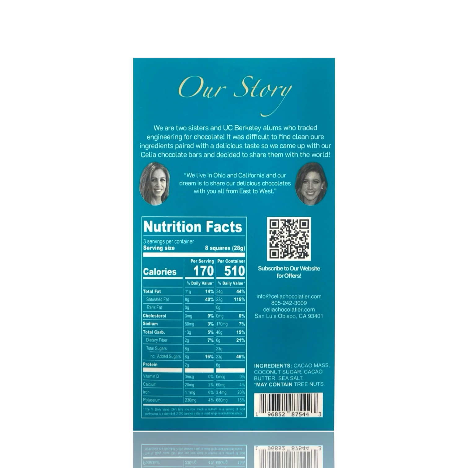 CELIA CHOCOLATIER - Wholesale Chocolate Bar - 70% Dark Chocolate | Sea Salt | Coconut Sugar 2