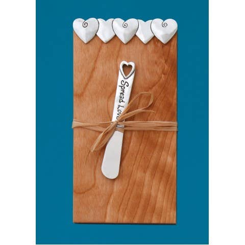 Hearts Pate Board W/Sm Pate for wholesale by Basic Spirit