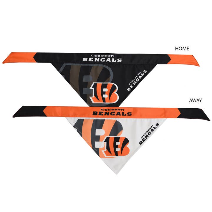 NFL Cincinnati Bengals Home & Away Pet Bandana Set for wholesale by Little Earth Productions