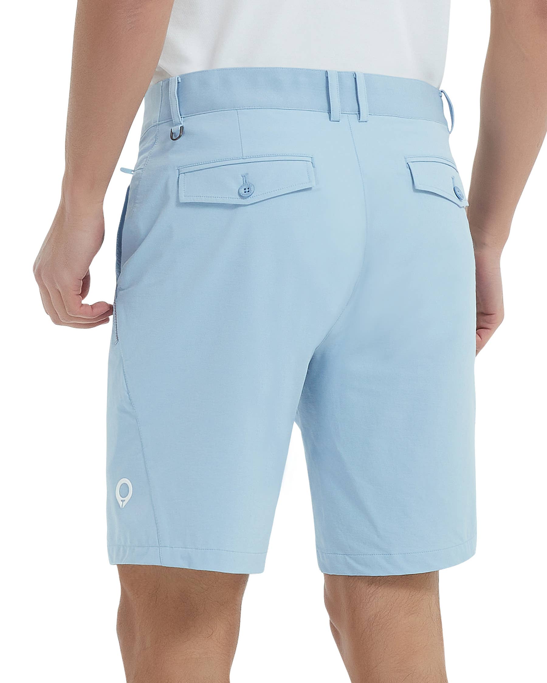 Qing Dao Lai Si Ma Te Fang Zhi You Xian Gong Si - Vente Short de sport – homme - Short de golf stretch pour hommes avec poches, taille élastique9