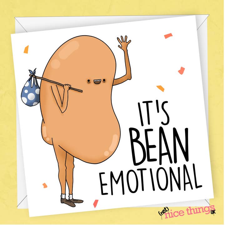 Bean Emocional | Engraçado Leaving Card por atacado de NotNiceThings