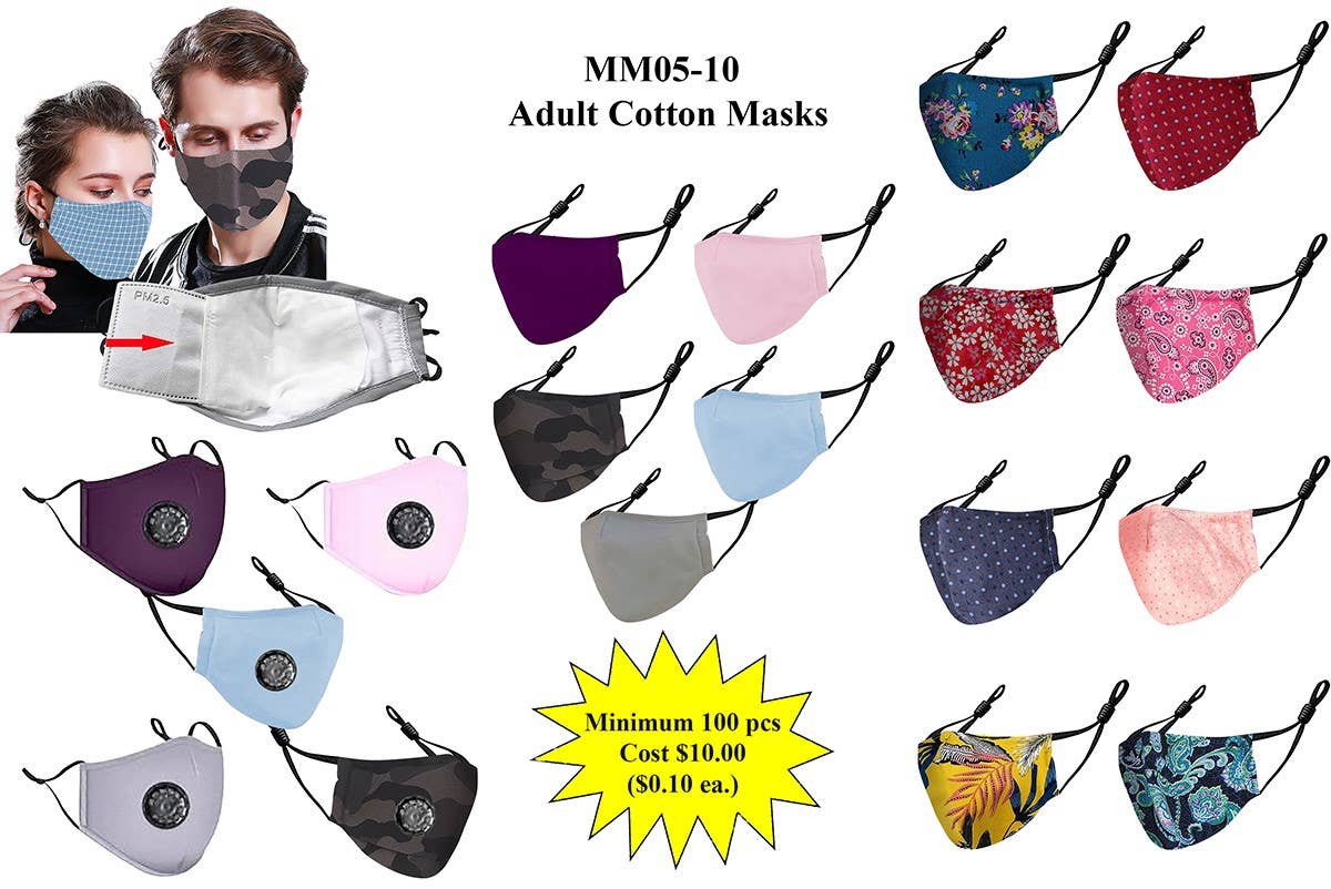 Tech Trendz – wholesale Medicinsk mask – 100 bomullsmasker0