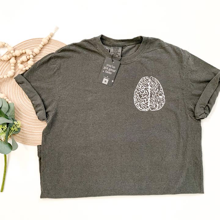 with love, aj. - Wholesale Screen Printed T-Shirt - Women's - Mental Health is Not a Dirty Secret Comfort Colors Tshirt1