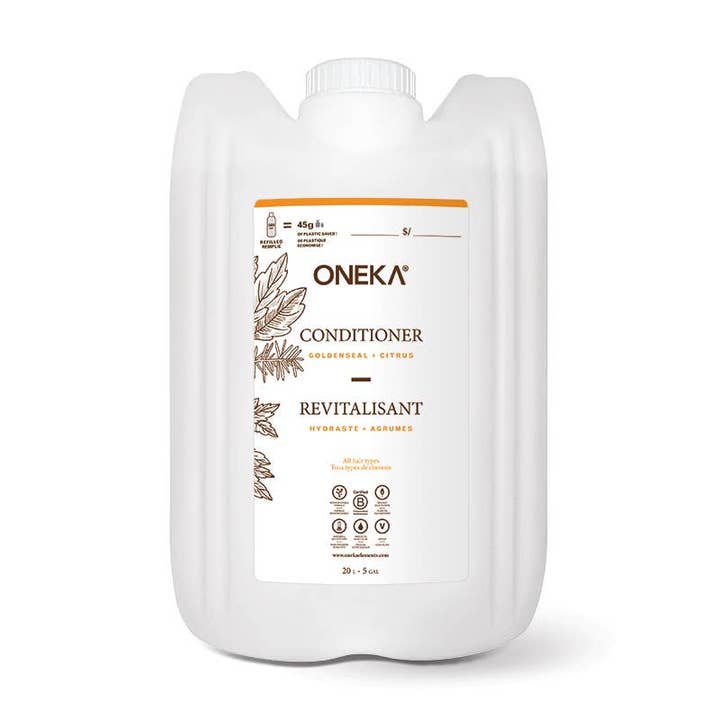 19.5L Oneka Goldenseal and Citrus Conditioner for wholesale by Oneka Canada