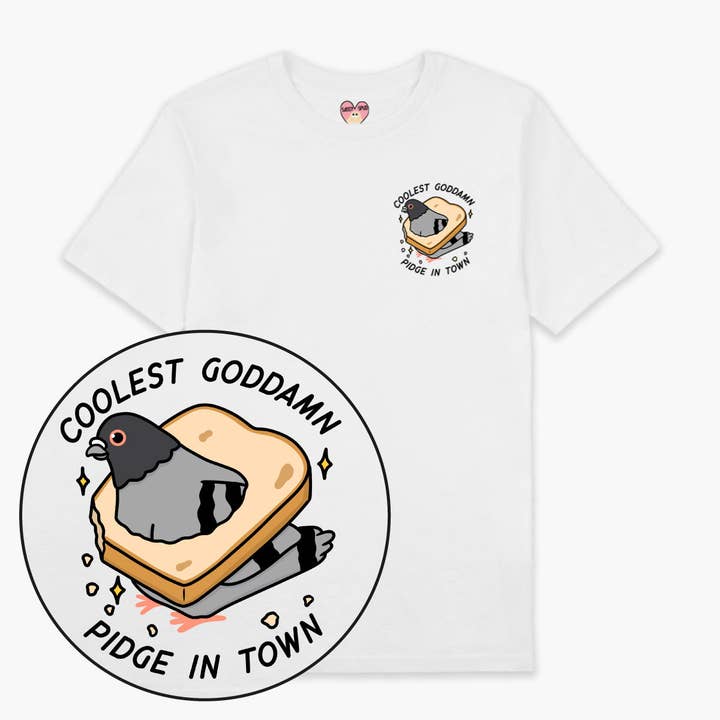 Bread Pigeon T-Shirt (Unisex) for wholesale by SassySpud