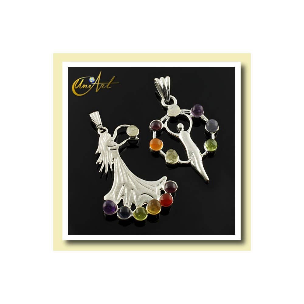 UniArt - Wholesale Pendant/Charm Necklace - Chakra Pendant, Primitive Goddess or Priestess2