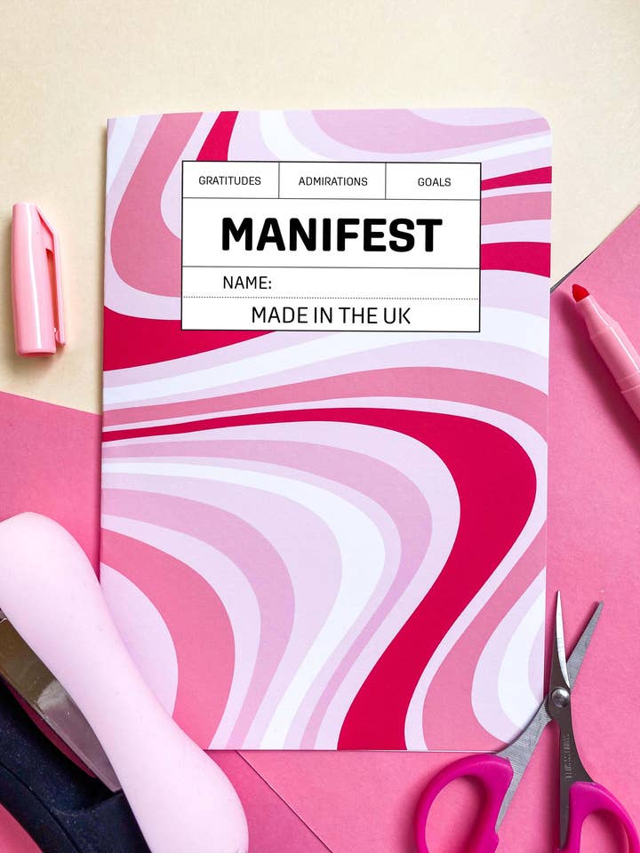 Diario de Manifestación con remolinos para venta al por mayor de Nevele Official