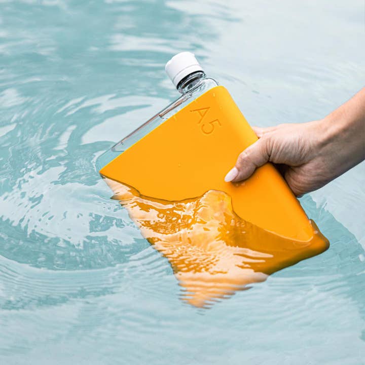 memobottle - Venta al por mayor Fundas para recipientes de bebida - Funda de silicona A5 - Mandarina