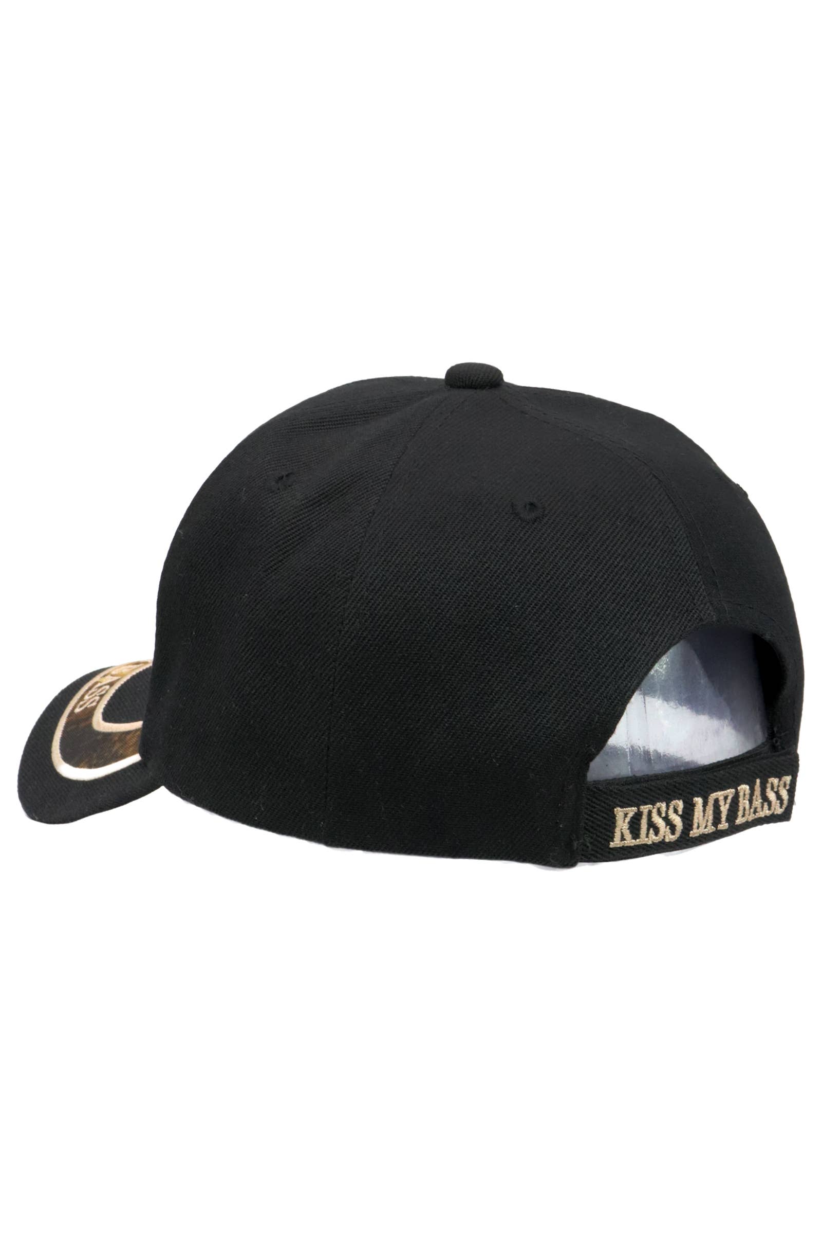 Cap Zone - Venta al por mayor Gorra de béisbol - Unisex - Gorra de béisbol acrílica Kiss My Bass Fish con cierre de velcro1