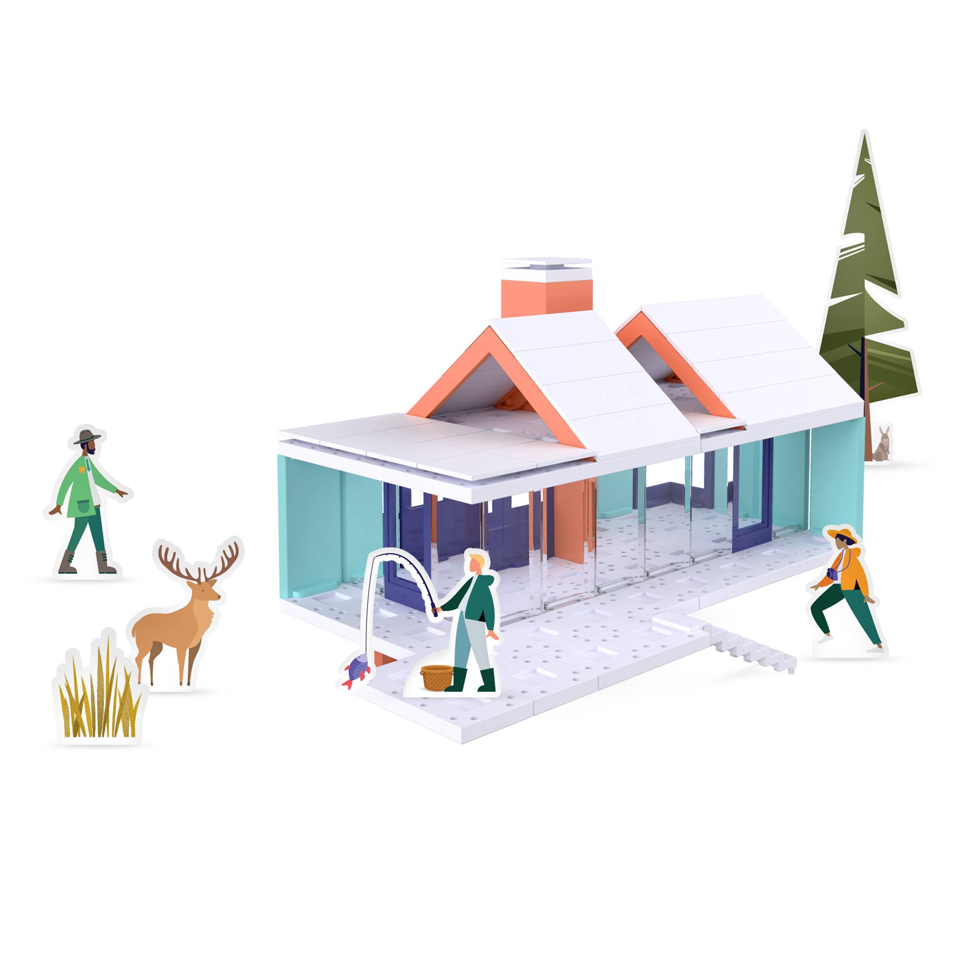 Arckit - Wholesale Building Set - Kids - Arckit Mountain Living Scale Model Architectural Kit0