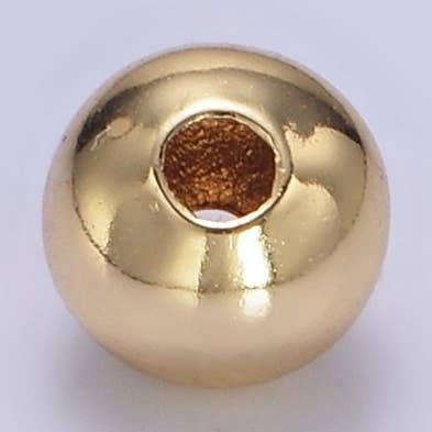 Abalorio Separador Redondo de 6 mm Relleno de Oro de 14K | Z681 para venta al por mayor de Aim Eternal
