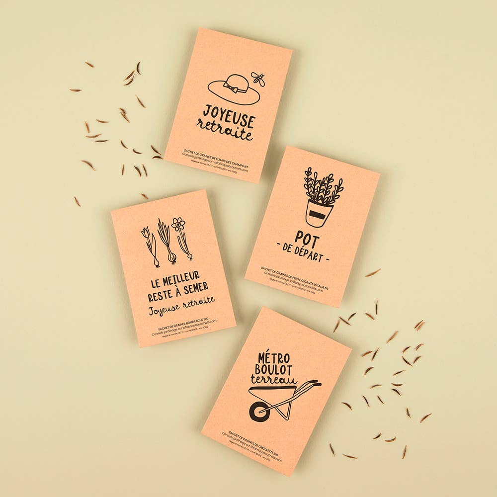 La Fabrique à Sachets - Wholesale Plant Seeds - Métro Boulot Potting Soil - Chive Seed Bag1