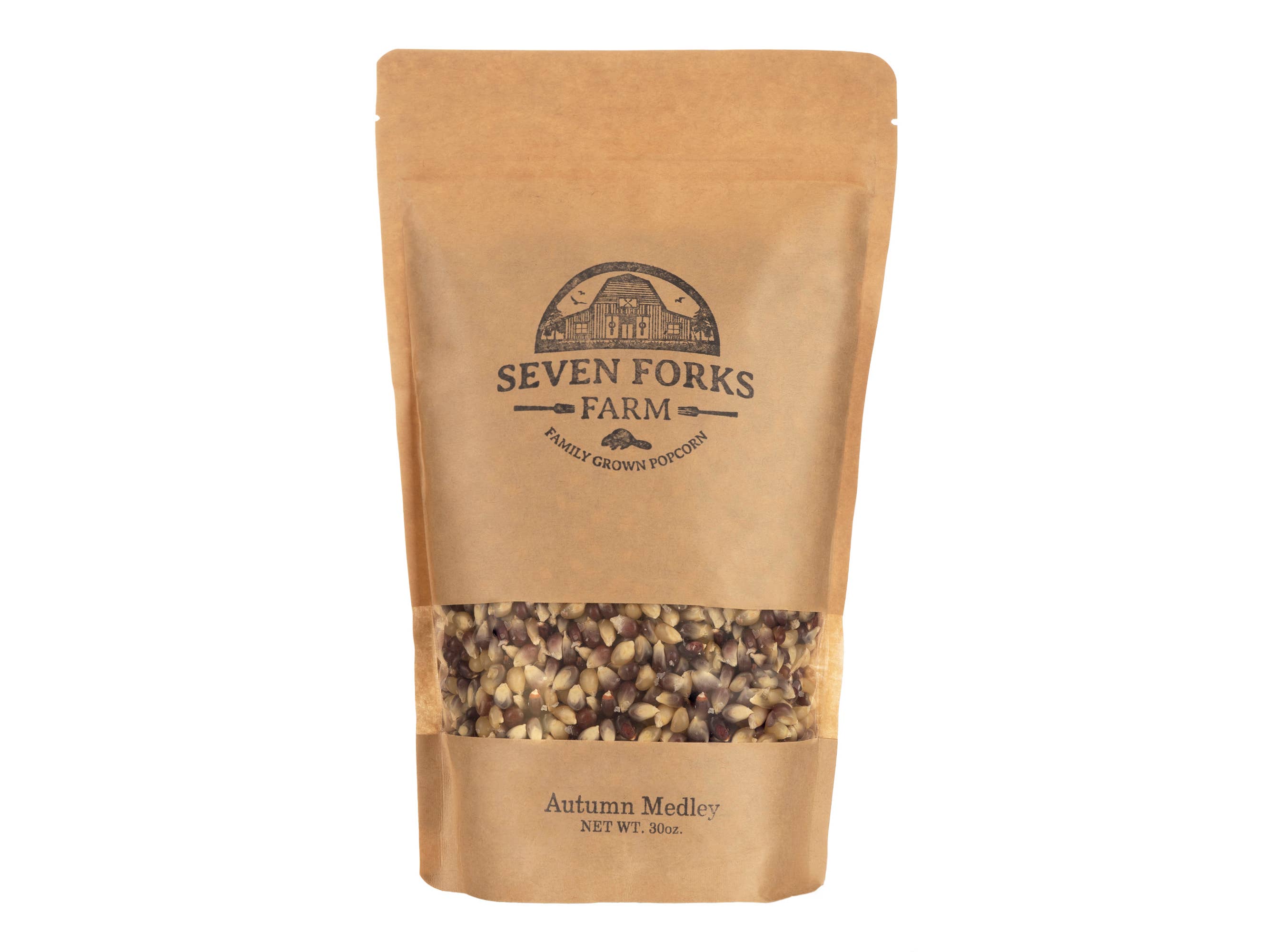 Seven Forks Farm - Wholesale Popcorn - Autumn Medley Popcorn 30oz. bag2