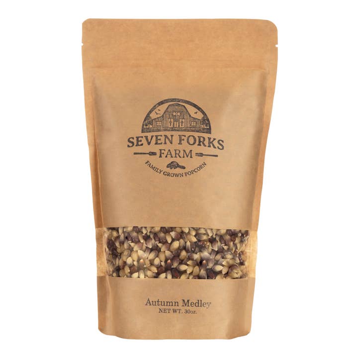 Seven Forks Farm - Wholesale Popcorn - Autumn Medley Popcorn 30oz. bag2