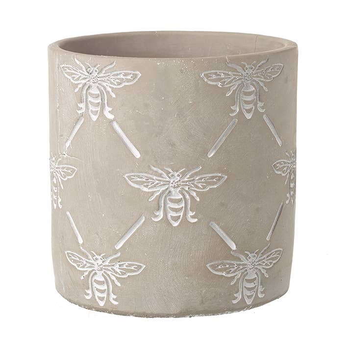 MED BEE DESIGN FLOWER POT for wholesale by Heaven Sends