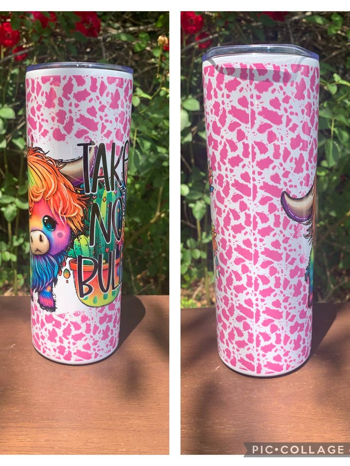 Take No Bull 20oz Tumbler for wholesale by Ms Bleached Tees N More