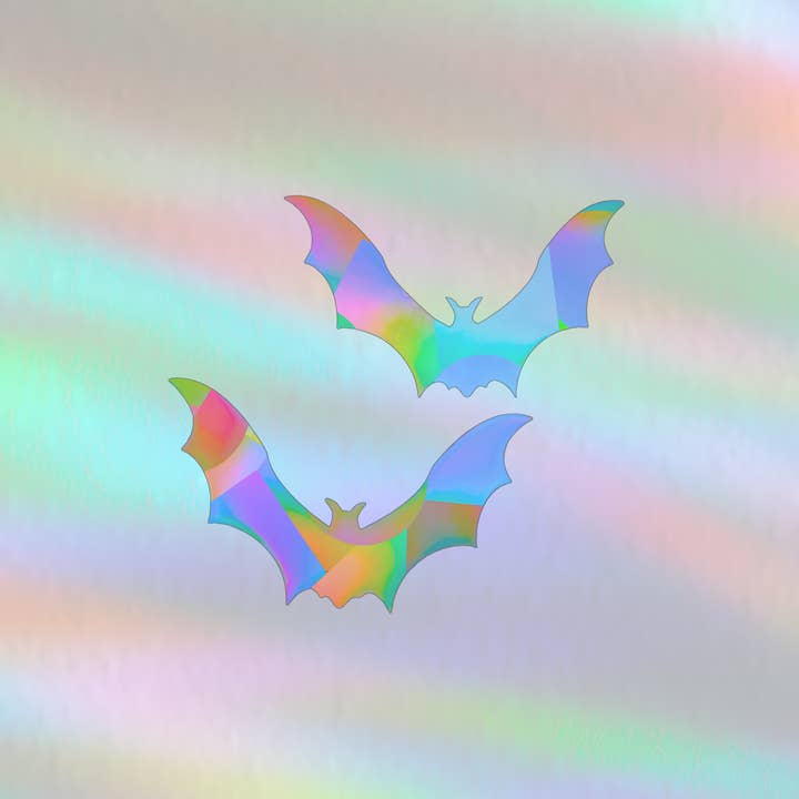 Adesivi per finestre Suncatcher – Set di 2 pipistrelli per la vendita all'ingrosso da parte di Plottkowski