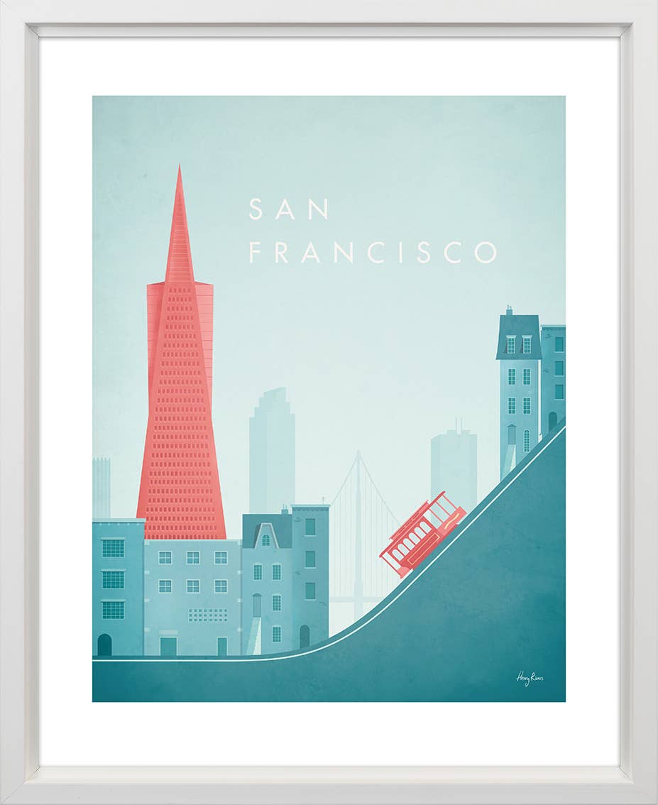 The Art Group – wholesale Art print – Henry Rivers (San Francisco) Pre-Framed Prints0