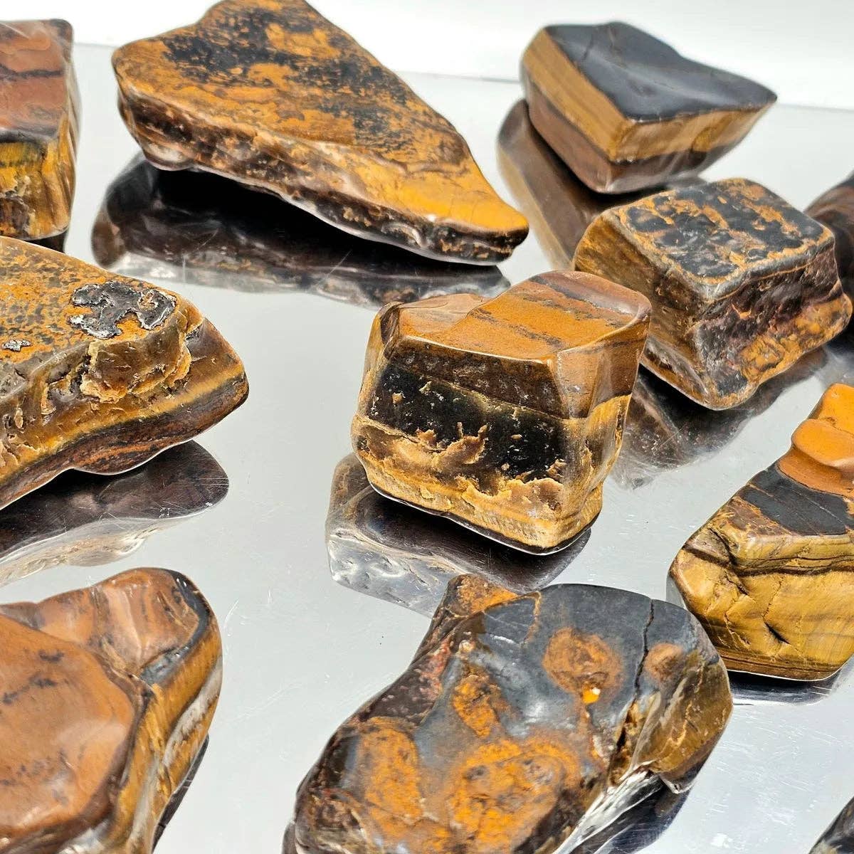 Distinction Crystals - Wholesale Spiritual Stone/Crystal - Unique Natural Tigers Eye Crystals Fully Polished1