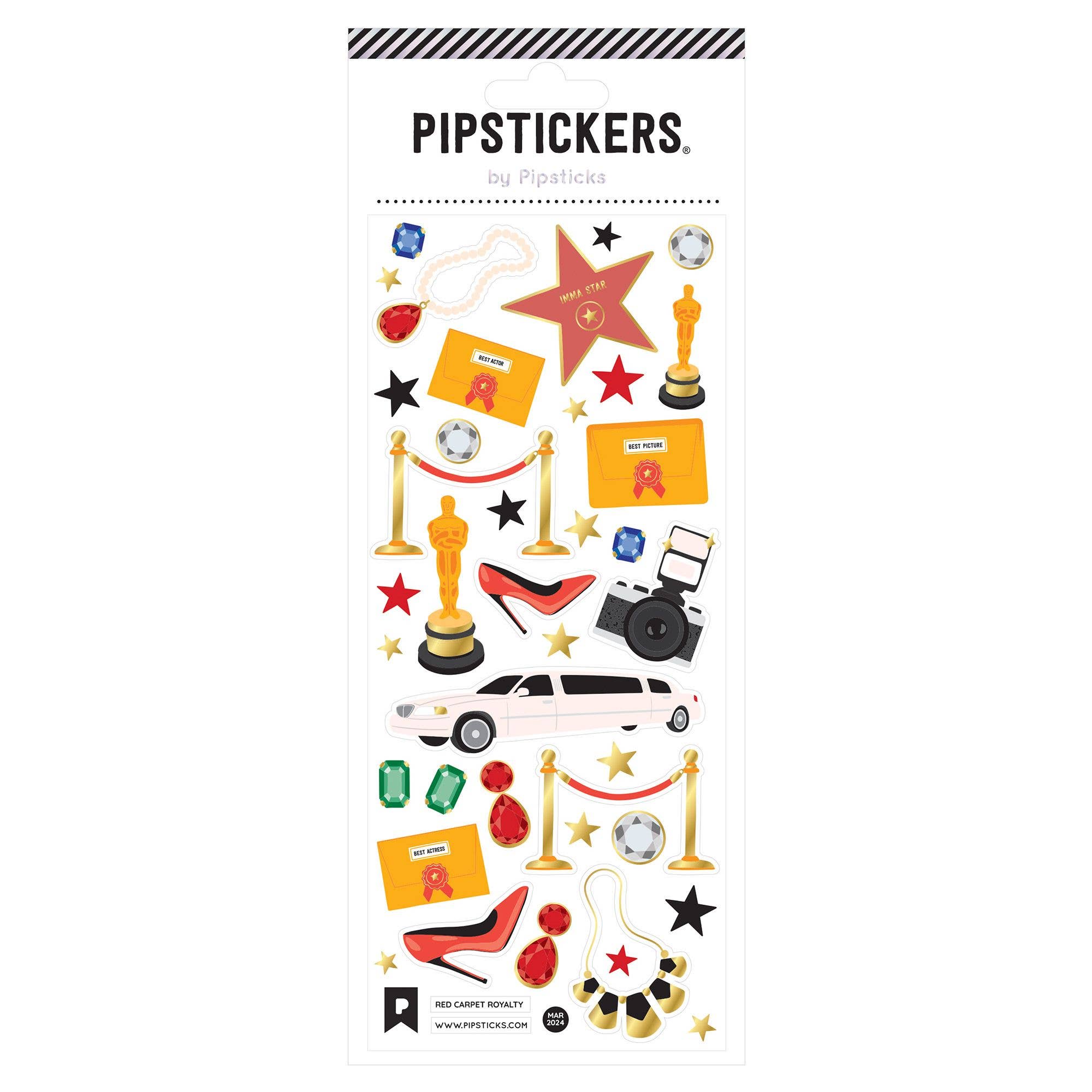 Pipsticks - Wholesale Sticker - Red Carpet Royalty0