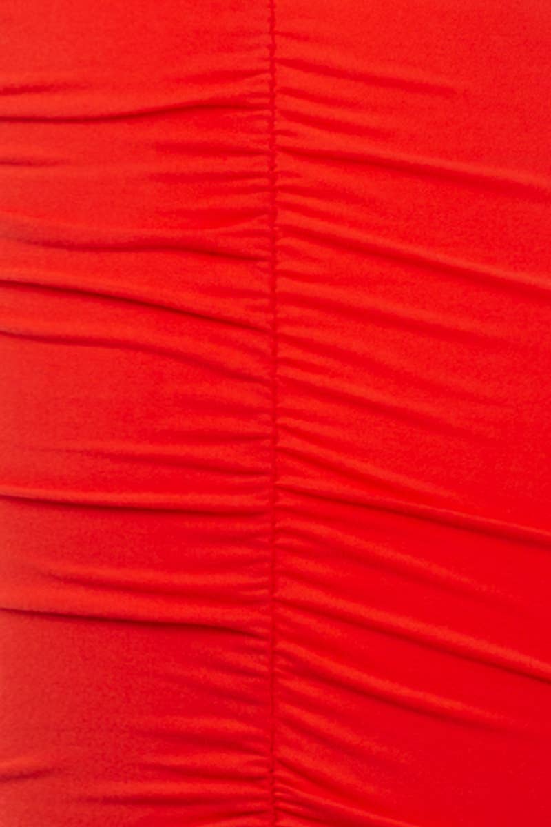 NINEXIS - Wholesale Skirt - Women's - CWBMS070_Slim Fit Ruched Long Pencil Skirt47